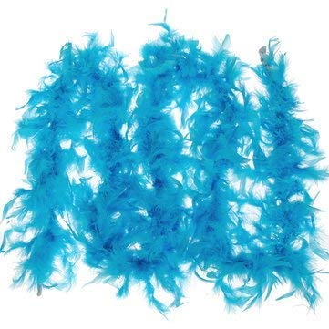 Hetkrishi Fluffy Feather Boa Strip Dressup Costume Blue (B08RSF1WM3) Amazon Price History, Amazon Price Tracker