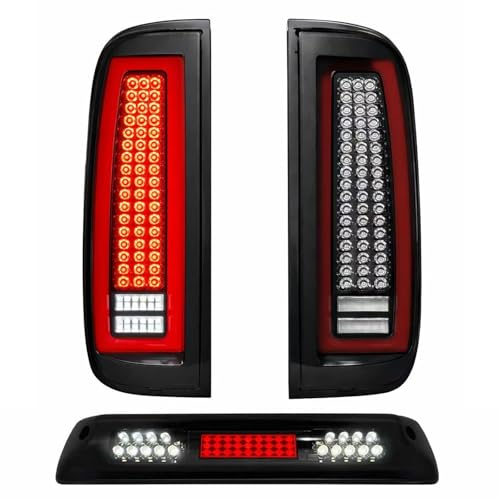 Suiwtaa All-in-One LED Tail Light for Chevy Colorado & GMC Canyon(2015 2016 2017 2018 2019 2020 2021 2022) Upgraded Version Rear Taillight and High Mount Stop Light Assembly