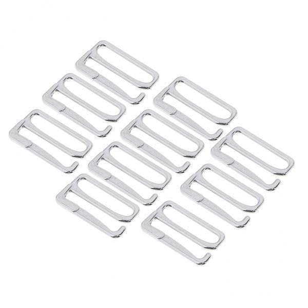 MERISHOPP 6x10pcs Alloy Replacement Bra Strap Slide Hook Fig 9 Lingerie Adjuster 19mm-picture-25
