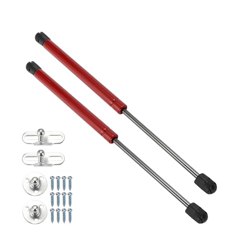 Vérin à gaz universel de 380 mm rouge pour rénover vos coffres de bateau et fenêtres