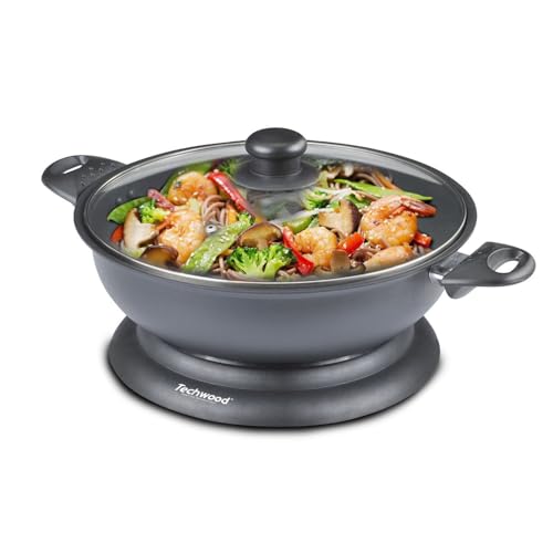 BM TOOLS Wok Electrique Techwood TWF-306-3,6L -...