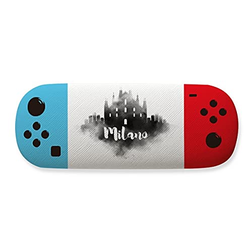Étui pour lunettes de jeu Milano encre fine style artistique de la ville