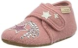 Living Kitzbühel Baby-Mädchen Babyklettschuh Einhorn & Stern Hausschuh, Ash Rose, 23 EU
