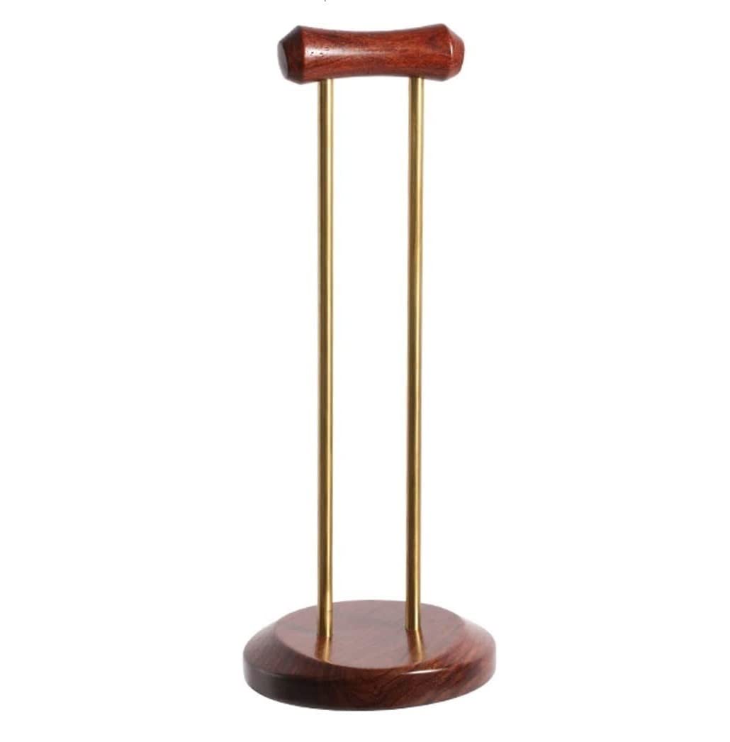Kopfhörer Ständer Schreibtisch Zubehör Kopfhörerständer Aus Holz, Desktop-Headset-Halter Mit Messing-Stützstange, Kopfhörerhalter, Gaming-Zubehör Gaming Headsets(B)