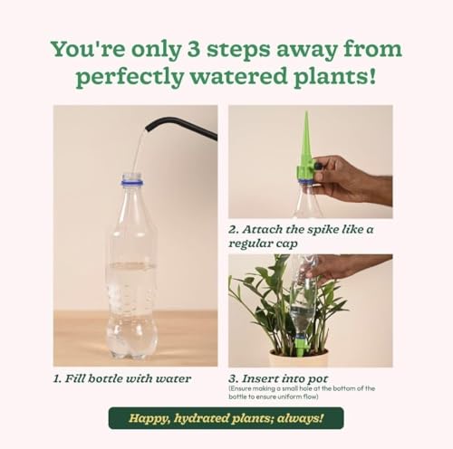Image of Drip Irrigation kit for Home Garden | Self-Watering Spikes for Plants | | Automatic Plant Watering Devices | Indoor & Outdoor Plant Care (Pack of 10)