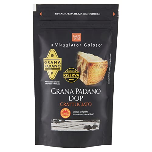 Il Viaggiator Goloso Grana Padano DOP Oltre 20 Mesi Grattugiato, 80g