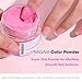 Premium NAGAIA Cherry Red Dip Color Nail Dipping Powder, Chip Resistant, Vitamin E & Calcium, No Clump, No Bump - Salon & Home Use