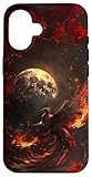 Phoenix Rising Under Moonlight Case for iPhone 16