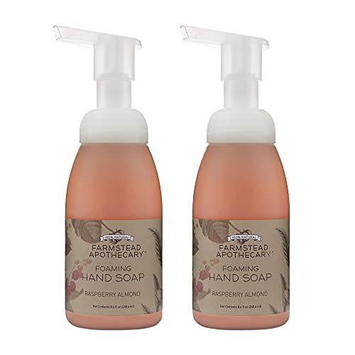 Farmstead Apothecary Foaming Hand Soap, Raspberry Almond 8.4 Oz (Pack Of 2) #TOP26
