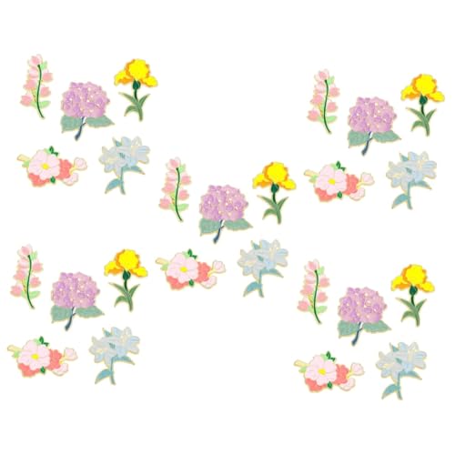 Épinglette boutonnière haut de gamme motif floral ornement de vêtement 5 pièces