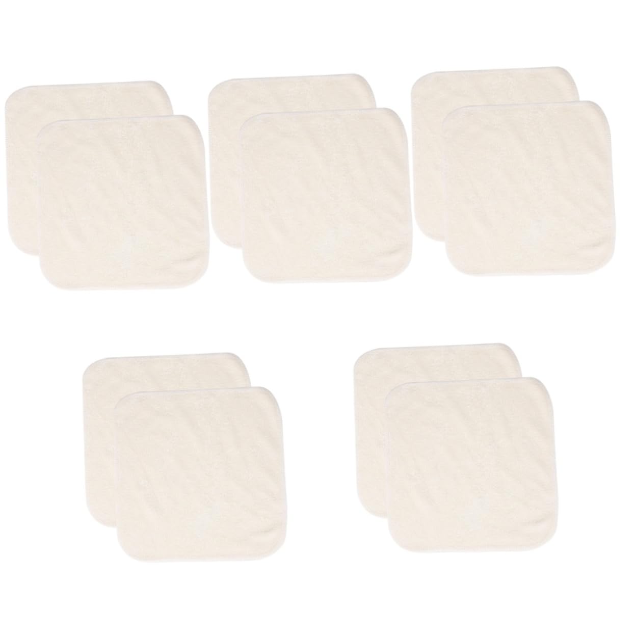SHERCHPRY 5 Set Panno Per Pulizia in Fibra Di Bambù Washcloths Per Il Viso Salvietta Esfoliante Asciugamani Per Il Viso Riutilizzabili Asciugamani A Faccia Puliti Fibra Di Bamboo 2 Pezzi * 5