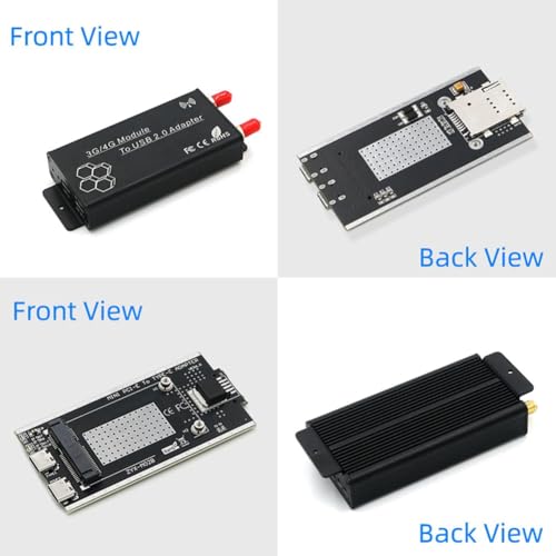 Adaptador Mini PCI-e a USB Tipo C con ranura SIM para tarjeta WWAN LTE 3