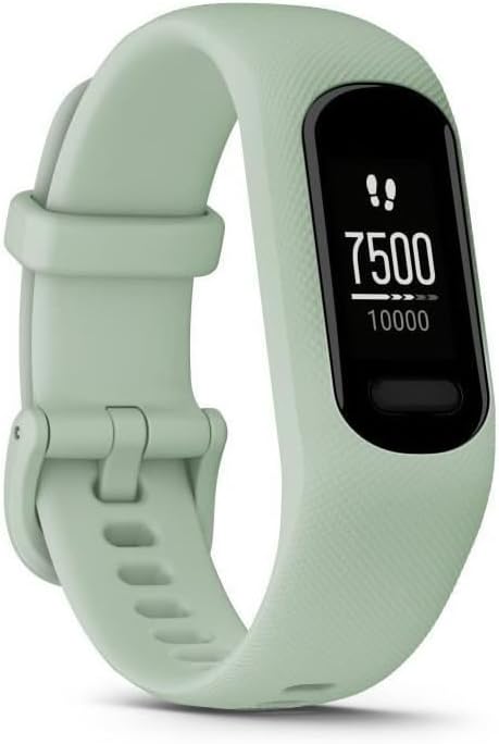 Garmin vívosmart 5, smart health & fitness activity tracker with touchscreen, Small/Medium, Mint