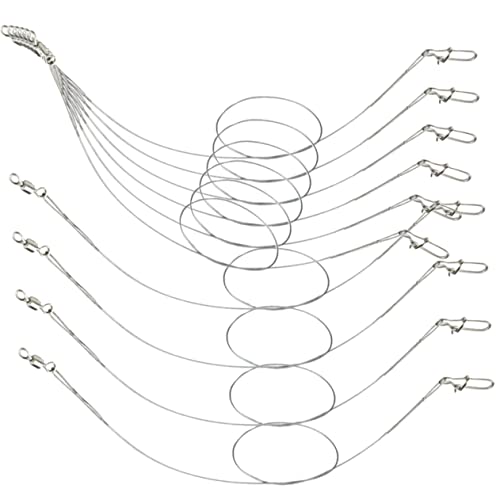 Totority 24 piezas giratorios para pesca alta resistencia miniatura 1