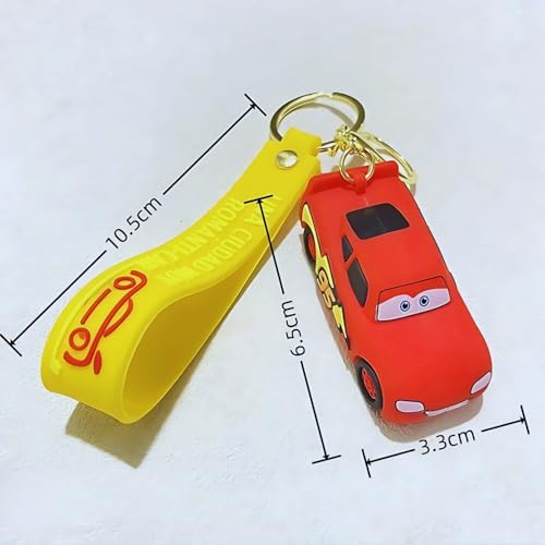 Image of Cute 3D Keychain | Keyring & Quirky Bag Charm | Hard Silicone, Unbreakable | Travel Essential | Kids Friendly | Strap & Bag Hook