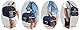 Stabiler 6-in-1 Haustiertransporter, Front/Brustträger, Schultertasche, Haustier-Handtasche, Autositzbox, Weichseitiger Reisetransporter für Hunde & Katzen 45-54 cm