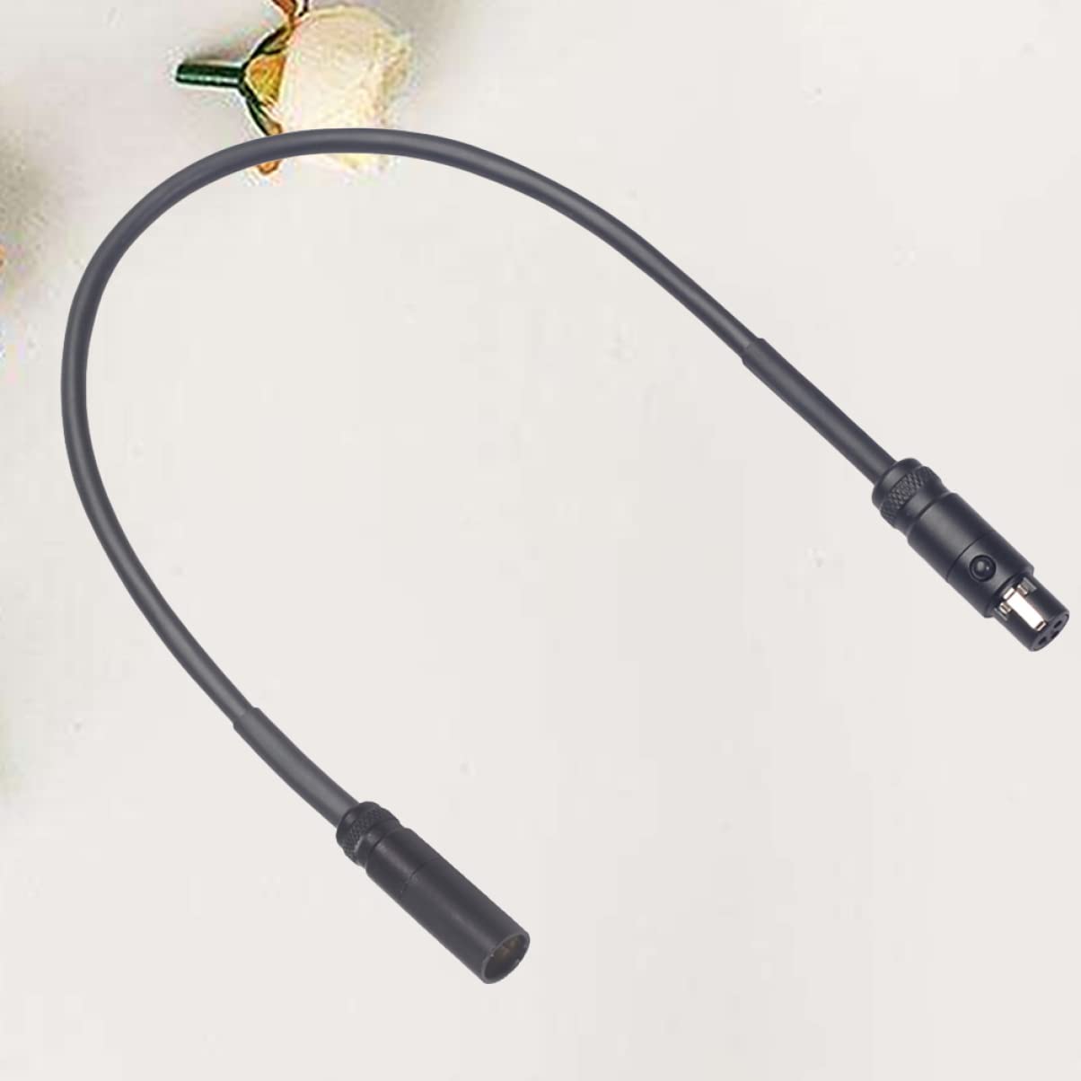 Toyvian 3 Pezzi 3 Pin Mini Maschio A Femmina Cavo Di Prolunga Microfono Schermato Ad Alta Fedeltà Nero Per Telecamere