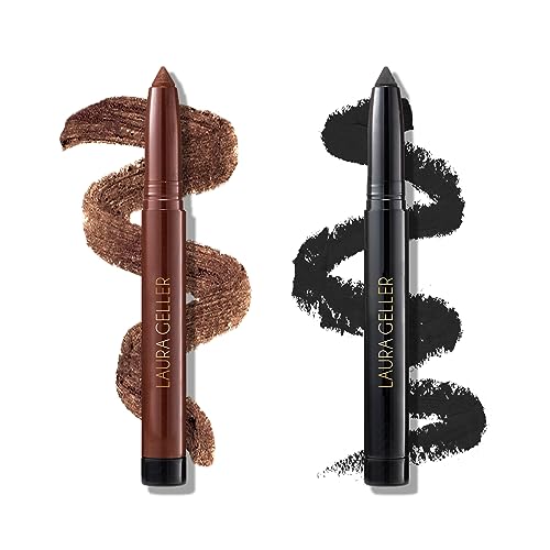 Kajal Lápiz Delineador Longwear Duo Dark Brown + Soft Black