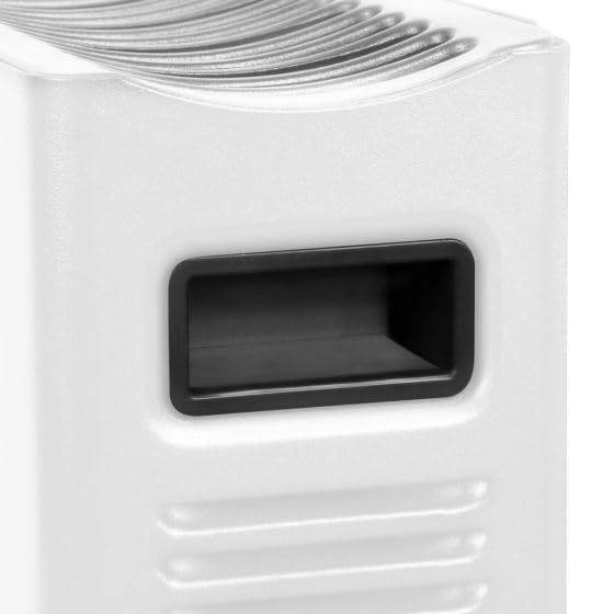VONROC Calefactor de convección - 2000W - Blanco - Con ventilador turbo - Termostato regulable - 2 posiciones de calefacción - Para habitaciones de hasta 24m2 - Diseño moderno