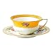 Wedgwood 40024020 Wonderlust Teacup & Saucer Set Primrose, 2 Piece