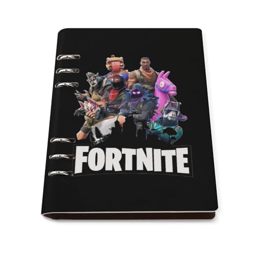 ノート フォートナイト メモ帳 バインダーノート A5 6穴 90枚 てちょう ハードカバー メモ ンダー A5サイズ 横罫線 ??本 文房具 オフィス用品 ルーズリーフ 学生 キャンパス おしゃれ プレゼント 贈り物