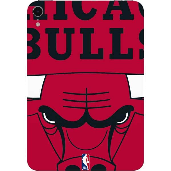 Skinit Decal Tablet Skin Compatible with iPad Mini 7 (2025) - Officially Licensed NBA Chicago Bulls Large Logo Design