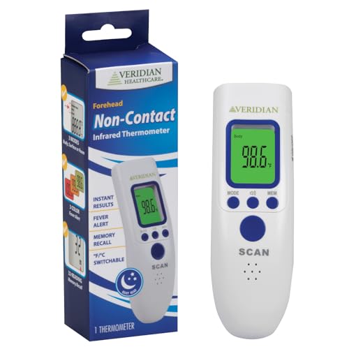 Slim Line Package Mini Temple Touch Thermometer