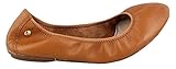 Hush Puppies Women's Chaste Ballet Flat,Cognac,6.5 EW US