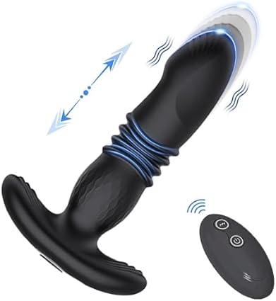 Tapón anal Vibrador Anal de empuje, tapón Anal vibratorio, Juguetes sexuales Para mujeres, consolador Anal remoto inalámbrico, tapón Anal, masajeador de próstata Para hombres