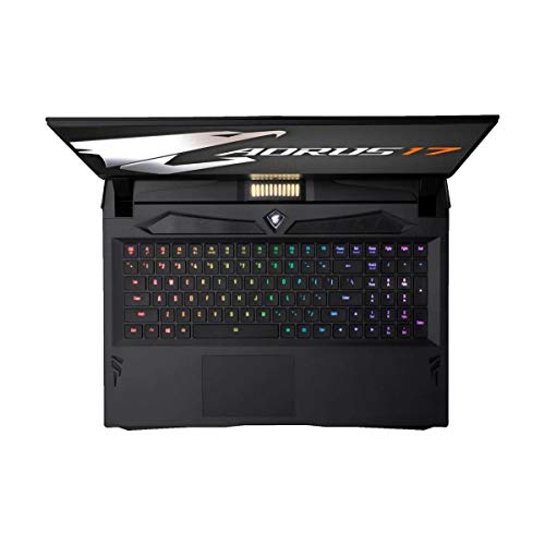 Image of GIGABYTE AORUS 17 YA-9US2452SH 17 inch Thin Bezel 240Hz FHD IPS LCD, i9-9980HK, RTX 2080 GDDR6 8GB, 32GB DDR4 RAM, M.2 PCIe 1TB SSD, 2TB HDD, Windows 10 Home, Extreme Gaming Laptop
