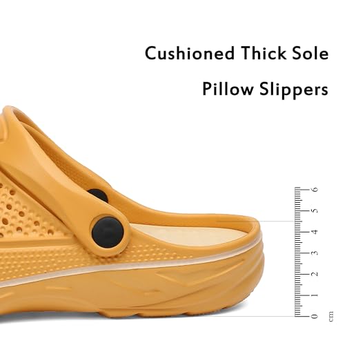 Image of INMINPIN Mens Womens Garden Clogs Shoes Beach Slippers Pool Water Sandals with Comfortable Arch Support Insole