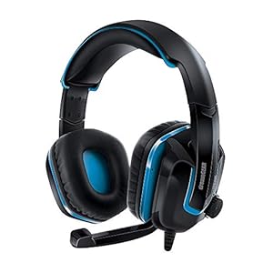DreamGear DGPS4-6447 PS4 GRX-440 Game Headset – Boom Mic (Black/Blue)
