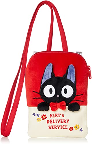 丸眞 ポケットポーチ 魔女の宅急便 ジジとおでかけポーチ 魔女の宅急便 入園入学グッズ 入園入学準備 保育園 幼稚園 小学校 女の子 H17×W12cm(装飾部分含めず) 1025011700