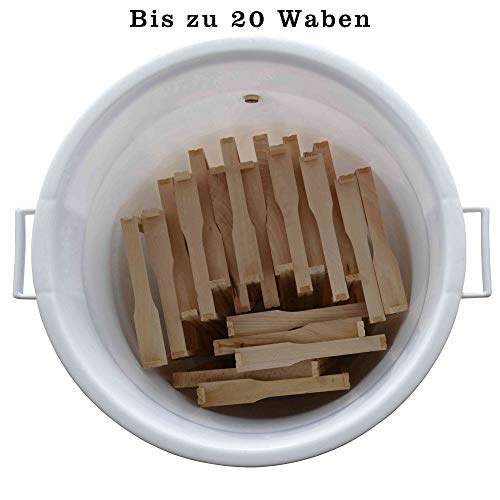 Tolegano Dampfwachsschmelzer mit einem Fassungsvermögen von 100 Liter inkl. Dampferzeuger für den eigenen Wachskreislauf Wachsschmelzer Wabenschmelzer Imkerei Wax Melter elektrisch wachsmelt beekeep – Bild 4