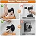 Strong Suction Cup Shower Head Holder - No Drill Handheld Shower Bracket for Seniors, Kids & Pets, Tool-Free Adjustable Height Bathing Aid for Tile/Glass, Rustproof ABS Construction