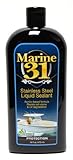 Marine 31 Stainless Steel Liquid Sealant | Clear Finish for Enhanced Protection | Prevents Water Spots & Streaks | Easy Application | M31-630 | 16 fl. oz.