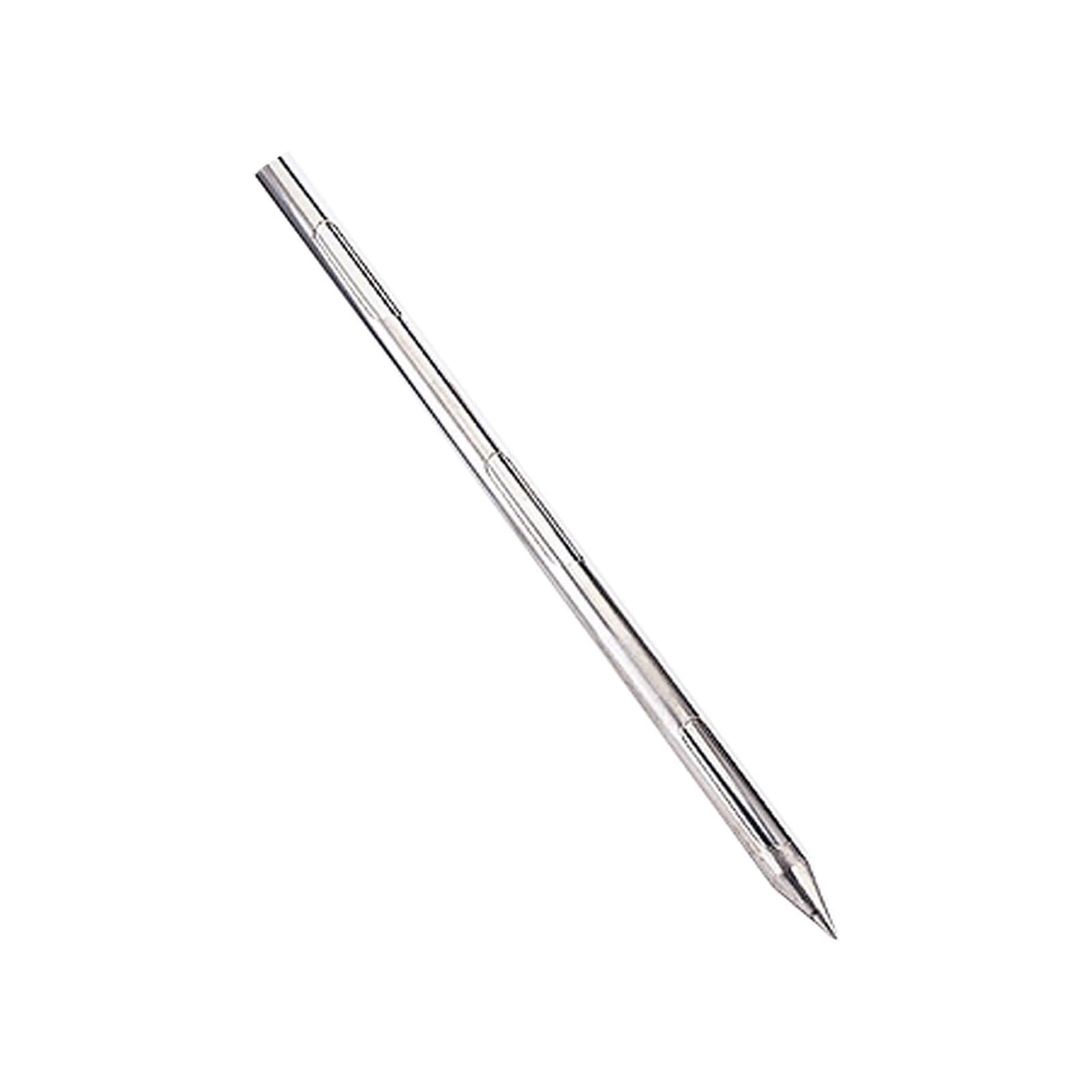 Probenahmegerät für Feststoffe und Getreide, Edelstahl-Doppelrohr-3-Zonen-Getreidesonden-Probenehmer, Silber, 19–48 mm, 0,5–1,5 m(25mm*L 1m/3.3ft)
