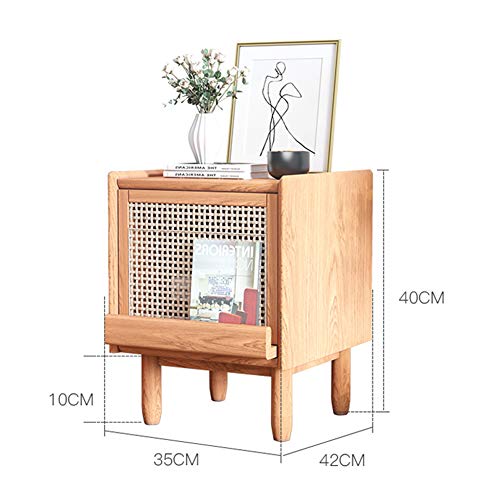 Meuble de rangement de chambre et bout de canapé, petit meuble console en bois