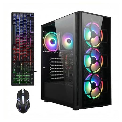 STGAubron Gaming PC Desktop,R5 2400G,RX 580 16G DDR4,512G SSD