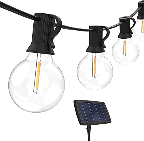 Get Discount Offer Svater Solar Outdoor String Lights,80FT with 42pcs G40 Shatterpoof Bulbs,0.2 Watt Led 2700K Warm White ,IP45 Waterproof,Solar Powered Patio Lights Exclusive Discount 70% Price Svater Solar Outdoor String Lights,80FT with 42pcs G40 Shatterpoof Bulbs,0.2 Watt Led 2700K Warm White ,IP45 Waterproof,Solar Powered Patio Lights