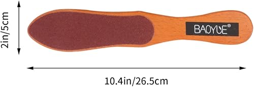 Miniatura 2 de minkissy Limas de pie de madera para pedicura, rallador de pedicura para pies, herramienta de rectificado de pies, herramientas de pedicura para