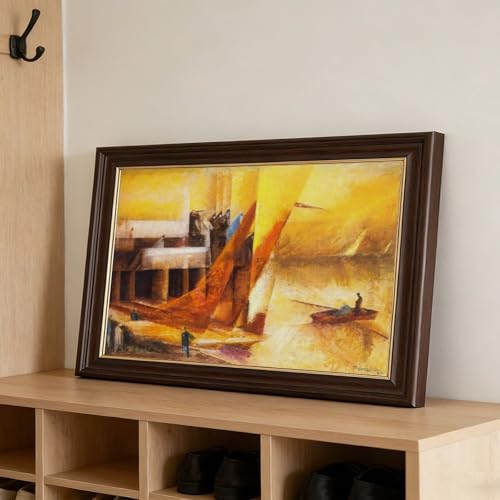 Impression sur toile Pier Lyonel Feininger avec cadre de suspension premium