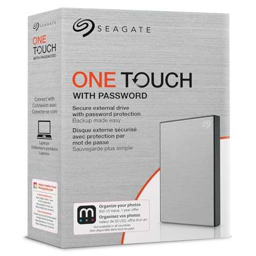 Disco Duro Externo Seagate One Touch 2TB para evitar la pérdida de datos y proteger documentos 5