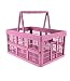 Produktbild keeeper Zusammenfaltbare Klappbox Emma, Stabiler Kunststoff (PP), Beere, 38,5 x 28,5 x 21,0 cm, 18,5 l