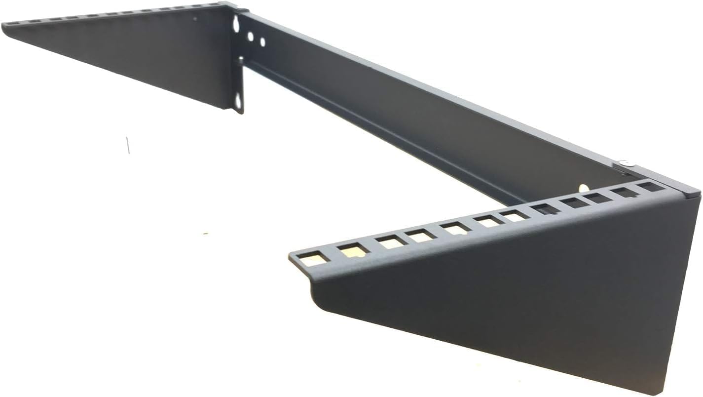 4U 19 Inches Cold Rolled Steel Wall Mountable Simple Vertical Rack and Networking Euipment Rack Including Hardware for Assembly, 5 Packs (5)