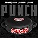 Farabi Sports Round Boxing Pad 100% Genuine Leather Punching Mitts Kick Pad Black Boxing Mitts MMA Muay Thai Taekwondo Kickboxing Training Strike Boxing Pads