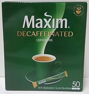 Maxim Decaffeinated Coffee Mix 50T
