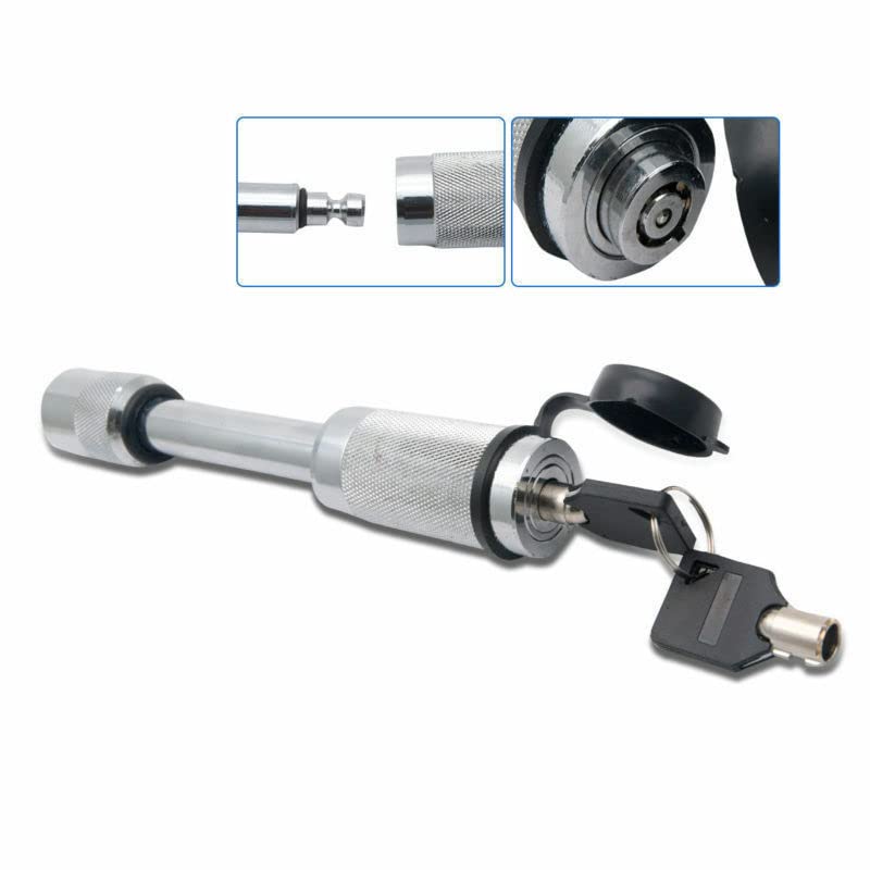 Lucchetto antifurto per blocco rimorchio Riloer, parte di bloccaggio del gancio di traino per gancio di traino 4WD da 5/8"