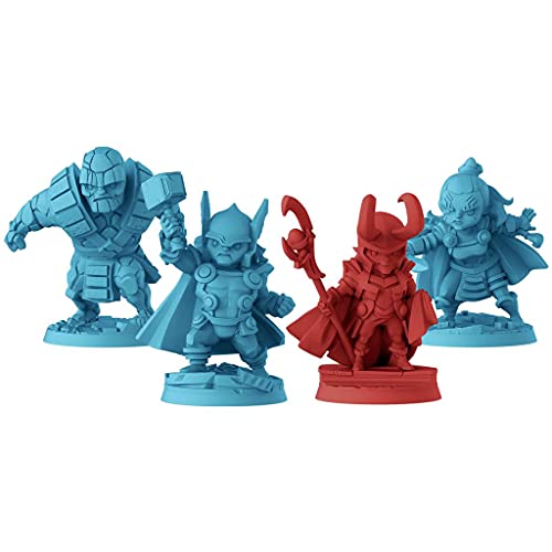 CMON | Marvel United: Relatos de Asgard | Expansión | Juego Cooperativo de Estrategia para Adultos y Familias | A Partir de 10 Años | De 1 a 4 Jugadores | 40 Minutos por Partida | Español