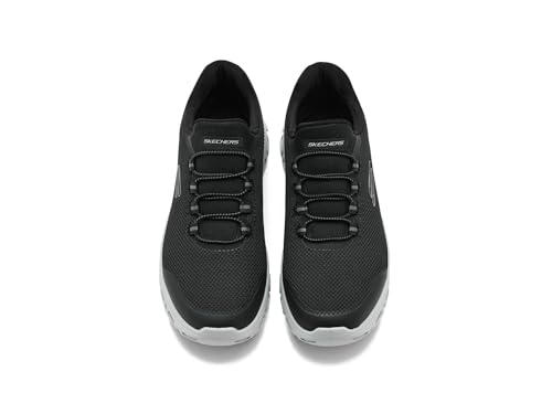 Skechers Glide-Step Noltek Herren-Sneaker, schwarz / grau, 14 – Ansicht 2